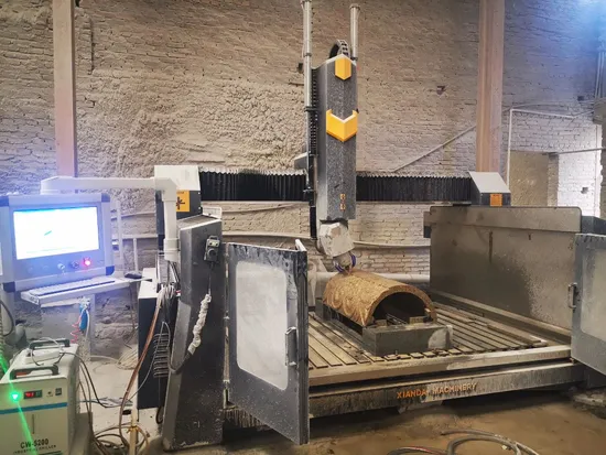 4 Axis Arc Slab&Column Carving Machine