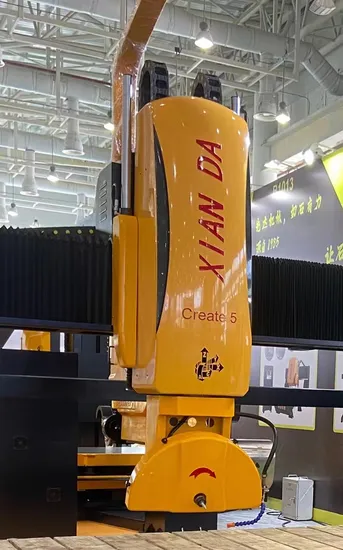 5 Axis Bridge Cutting Machine,5axis Linkage CNC System,CAD,3dmodeling.Suitable for Granite, Marble, Microcrystalline Stone, Rock Slab, Glass Cutting and Proces
