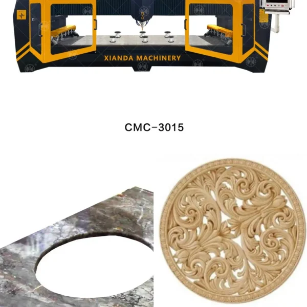 China Automatic Tool Change Countertop Milling Polishing Machine for Granite, Marble, Quartz