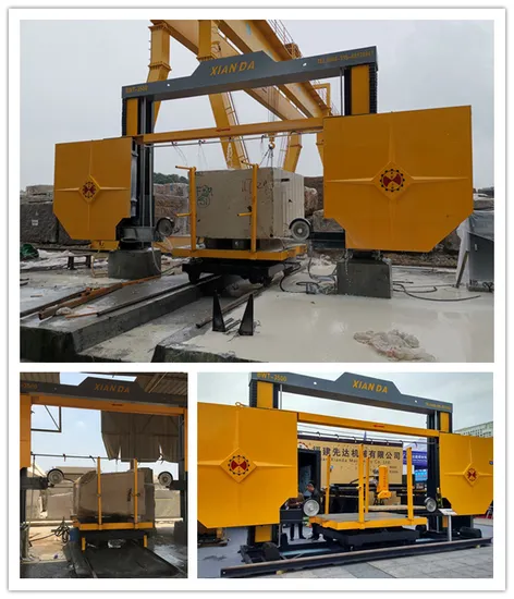 PLC Diamond Wire Saw Machine Withe 360° Rotating