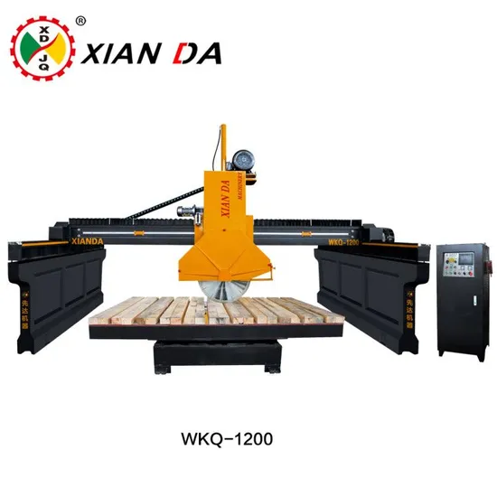 Xianda Middle Block Cutting Machine Rotating 0~90° Wkq-1200 for Cutting Thick Slabs and Paving Stone