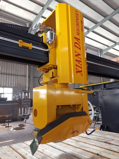 PLC Integrated Bridge Cutting Machine for Processing Granite and Marble Rotate 0° ~90°