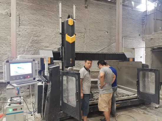 Xianda Machinery 4 Axis Arc Slab Column Carving Machine Engraving Machine