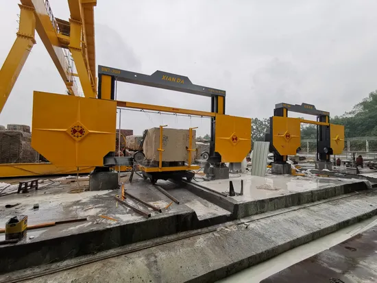 Xianda Machinery PLC Block Dressing Machine with 360rotating Worktable