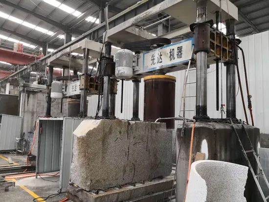 Four-Cylinder Gantry Stone Cutting Machine for Processing Column Slab