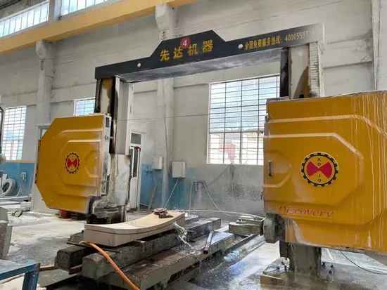 4 Axis Diamond Wire Saw Machine Granite Marble Stone Cutting