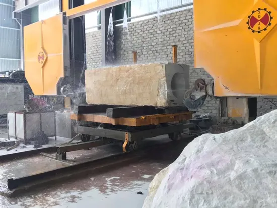 360 Rotary Trolley with High Efficiency CNC Diamond Wire-Saw Machine