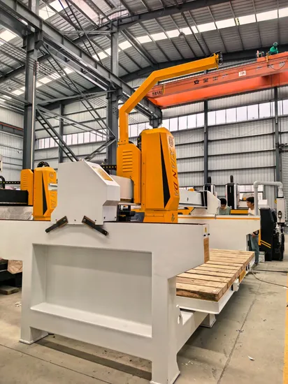 4 Axis CNC Bridge Cutting Machine Corte De Granito Marmol Cuarzo Puente Sierra CNC Maquina De Corte De Piedra