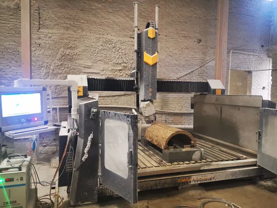 4 Axis Arc Slab&Column Carving Machine (TERRY) Acm-2515-1q