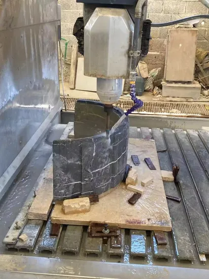 4 Axis Column Carving Machine Stone CNC Router for Stone Engraving and Carving Type Stone Engraving Machine