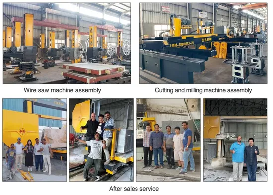 Intelligent CNC Monoblock Infrared Bridge Granite Cutting Machine for Slabs