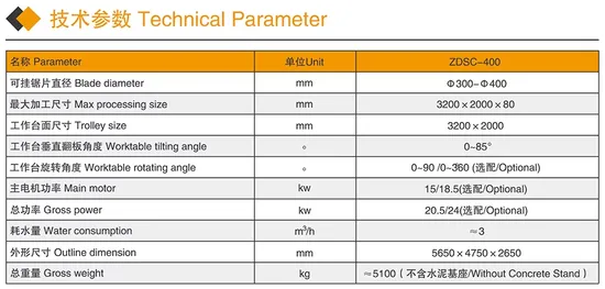 Xianda CNC Bridge Cutting Machine for Granite Marble