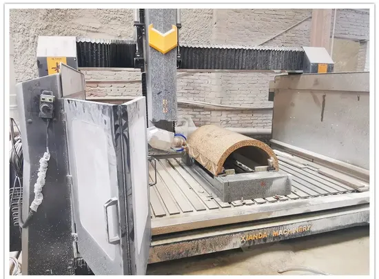 4 Axis Arc Granite and Marble Slab & Column Carving Machine