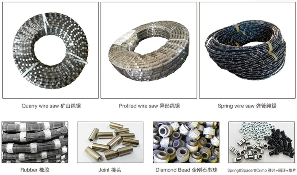 11.4/12.4mm Quarry Wire Machine/Diamond Wire Saw Machine with High Quality/High Efficiency/Reliable Quality/Good Performance/Stable Cutting for Stone Cutting
