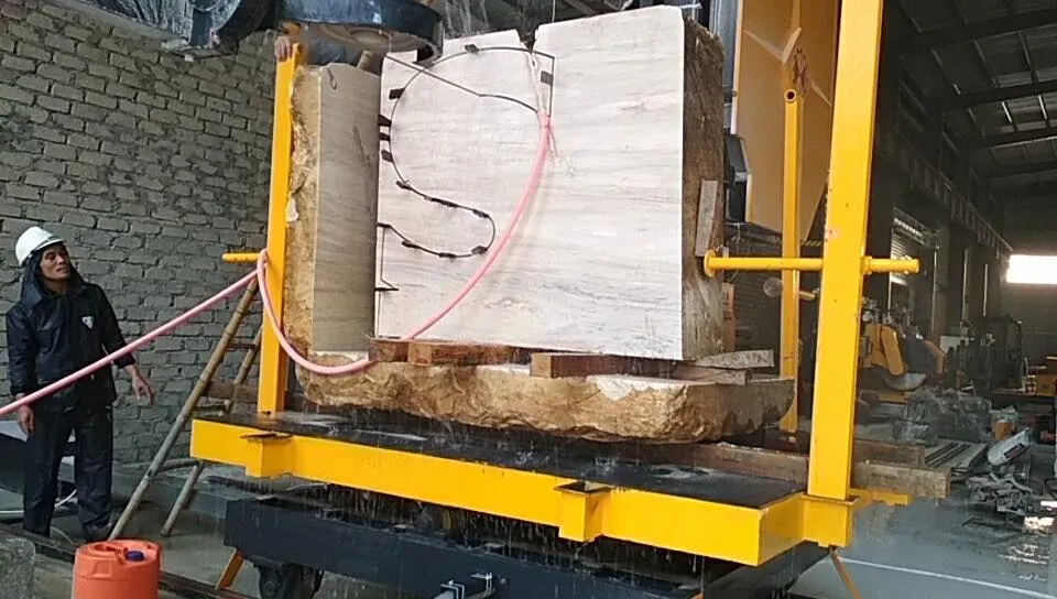 11kw CNC Diamond Wire Saw Profile Router Stone Profiling Machine Cutting Granite