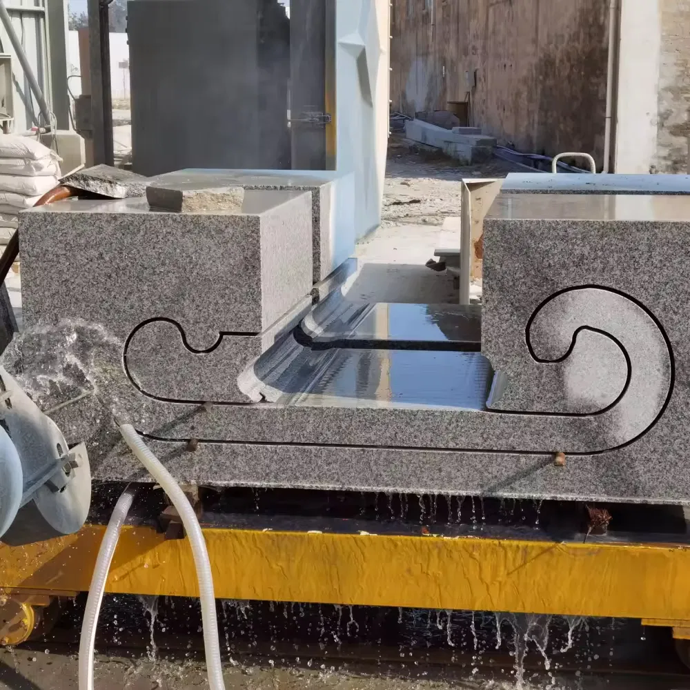 4 Axis CNC Wire Saw Machinery Granite Cutting Machine