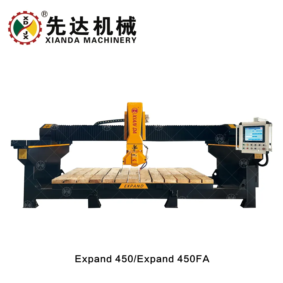 4-Axis Infrared Bridge Saw for Stone Cutting -Expand 450 Granite & Marble Slab Cutting Machine