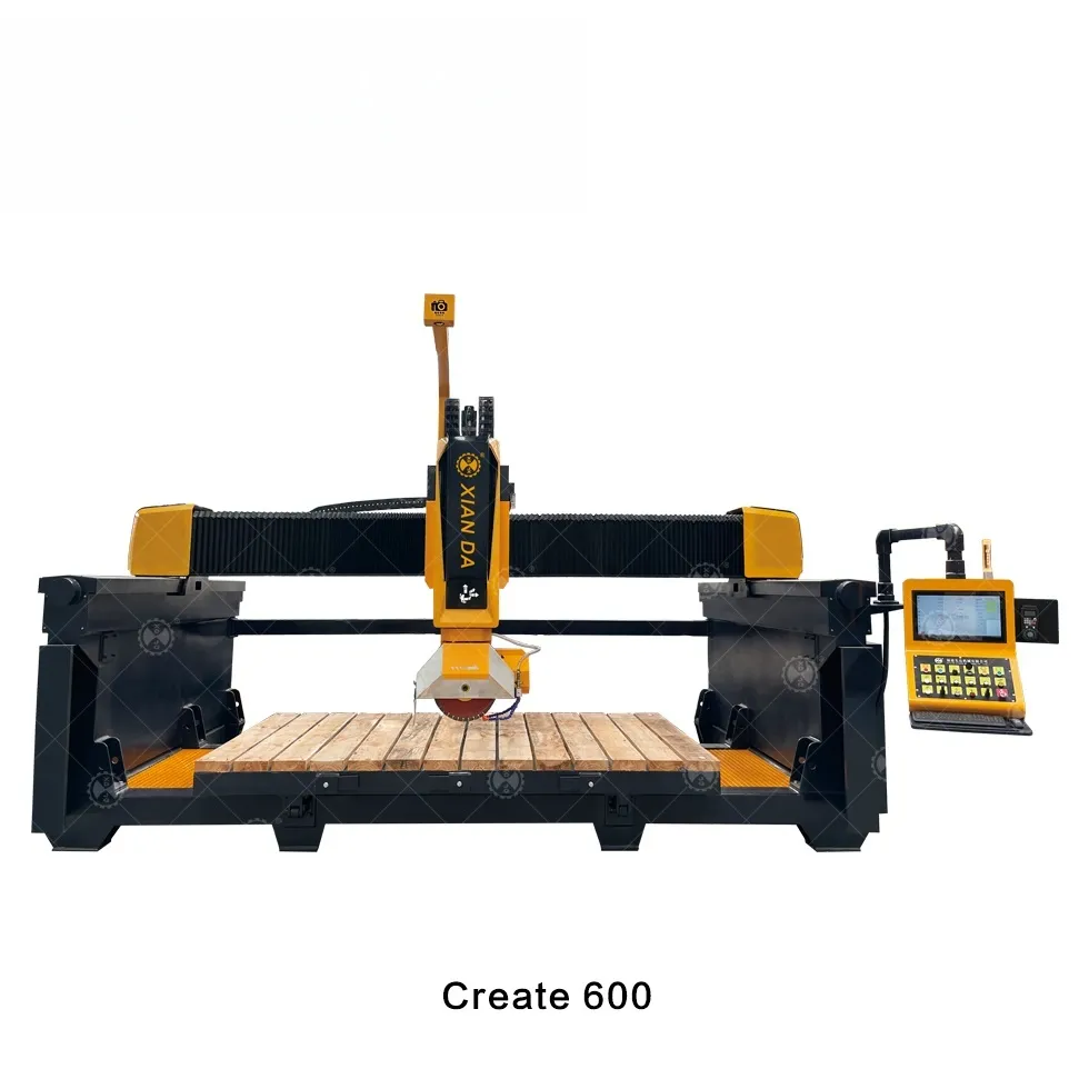 5 Axis CNC Granite Marble Bridge Saw Machine Stone Processing Equipment