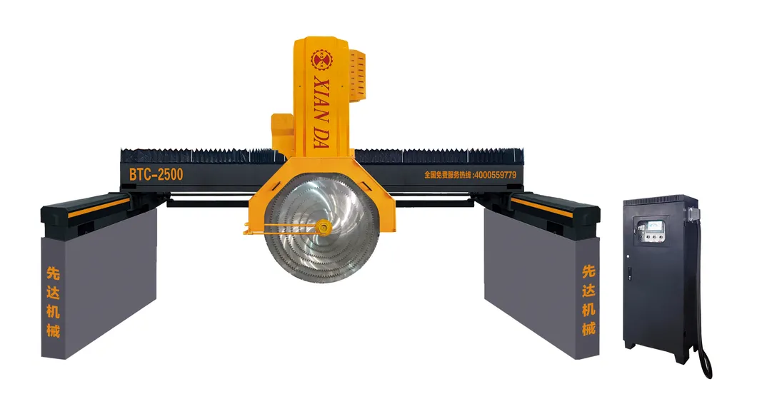 Btc-2800 Bridge Multidisc Block Cutting Saw Granite Marble Block Cutting Machine