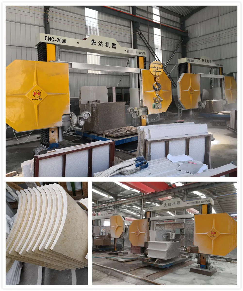 CNC Diamond Wire Saw Cutting Machine for Profiling Granite Marble Shaping Stone