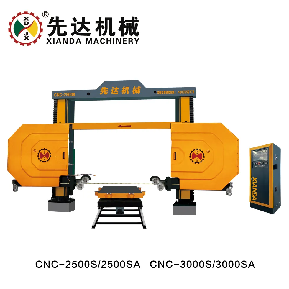 CNC Diamond Wire Saw Machine - Heavy Duty and High Precision