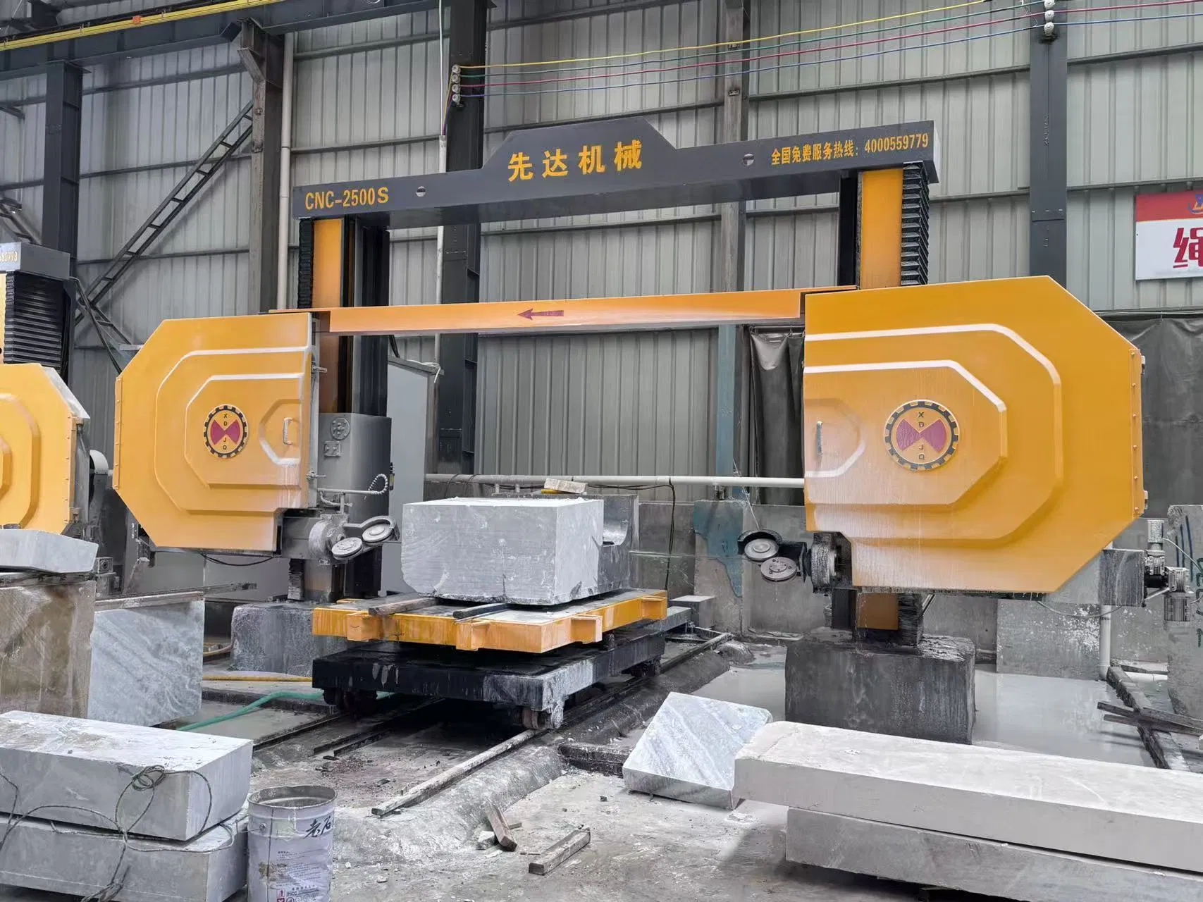 CNC Diamond Wire Saw Machine for Granite Marble Concrete Block Stone Cutting