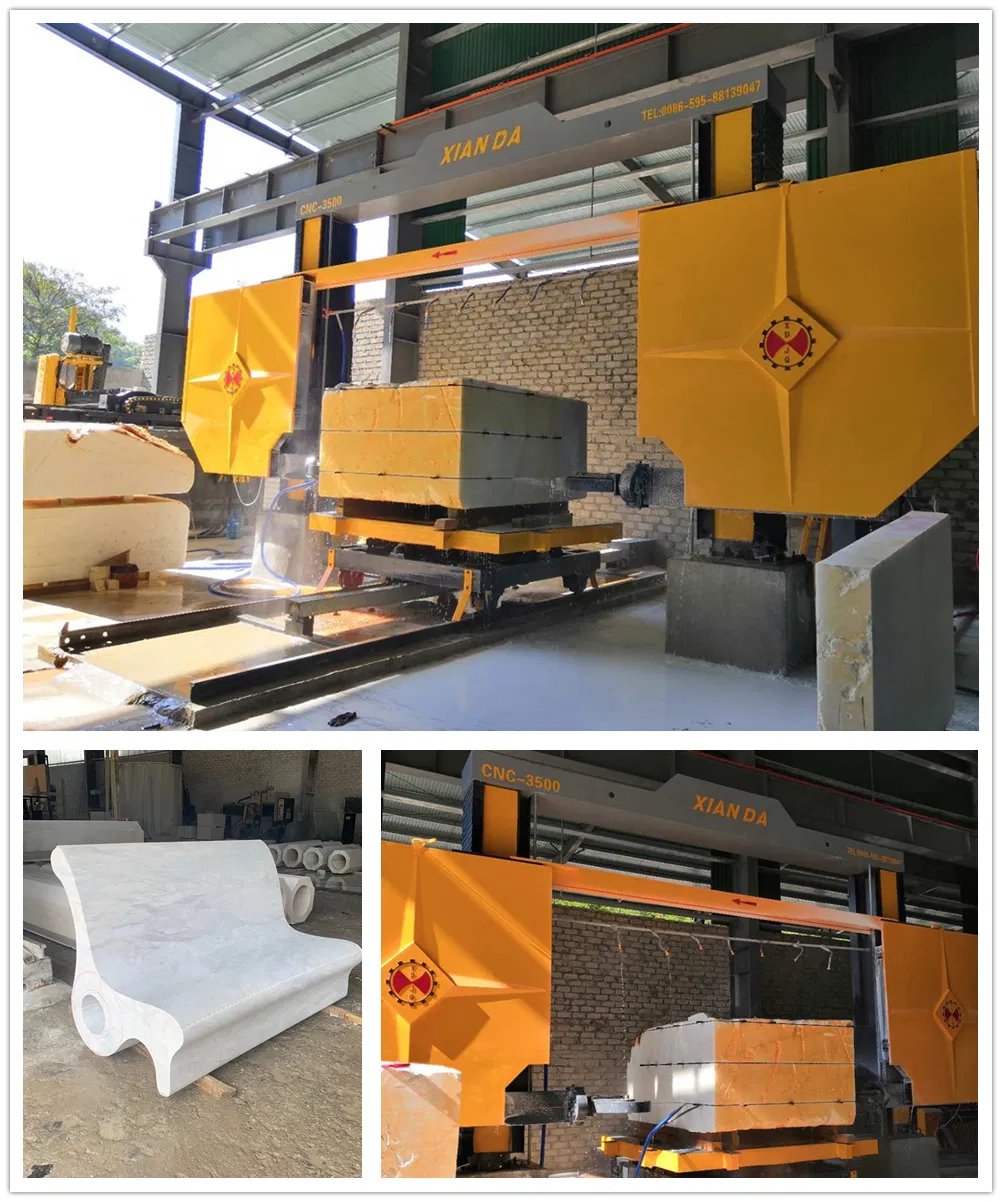 CNC Diamond Wire Saw Machine for Processing Granite Marble Stone