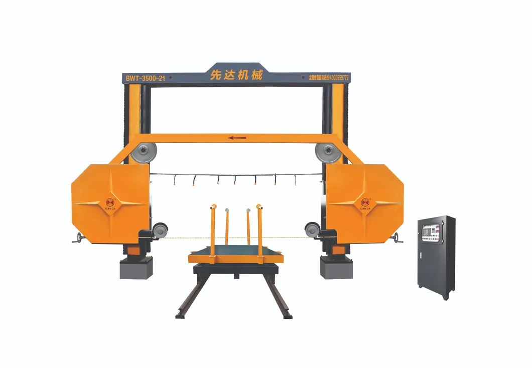 CNC Diamond Wire Saw Stone Cutting Machine for Block Trimming
