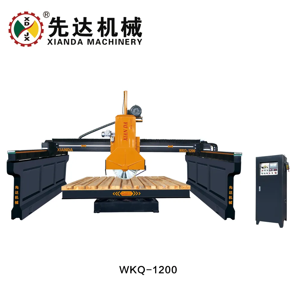 Combined Block Cutting Machine Guide Column Type Cutting Square Blank Multi-Blade Stone Block Cutting Machine