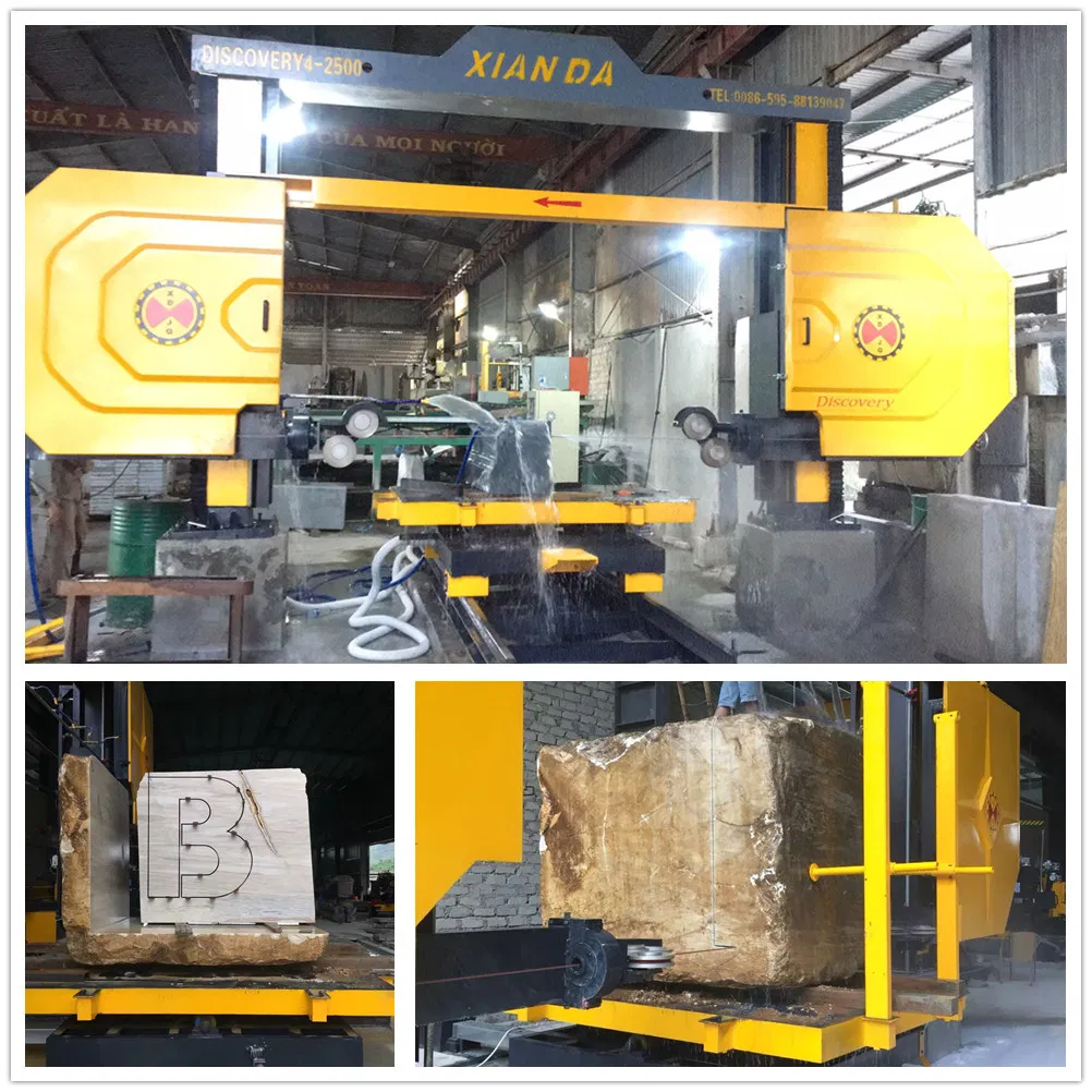 Diamond Wire Saw Stone Profiling Machine for Cutting Granite Marblec 4axis