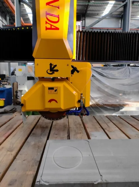 Expand 450 -4 Axis Infrared Bridge Saw for Stone Tile Cutter, CNC Cutting Machine for Marble, Granite, Quartz Kitchen Countertop Making