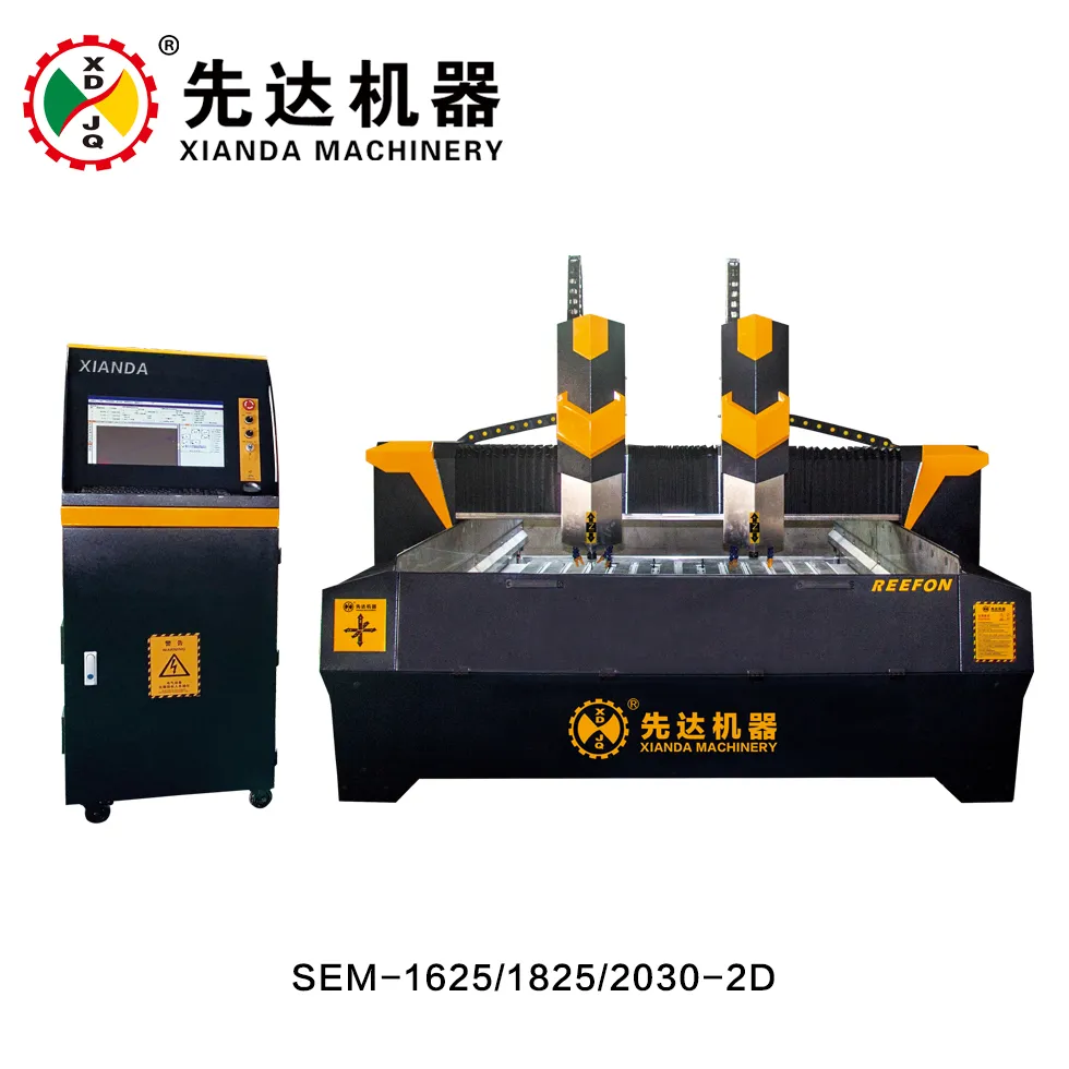 Four Column Medium Block Cutting Machine for Cutting Thick Granite Marble Slabs Curbstone