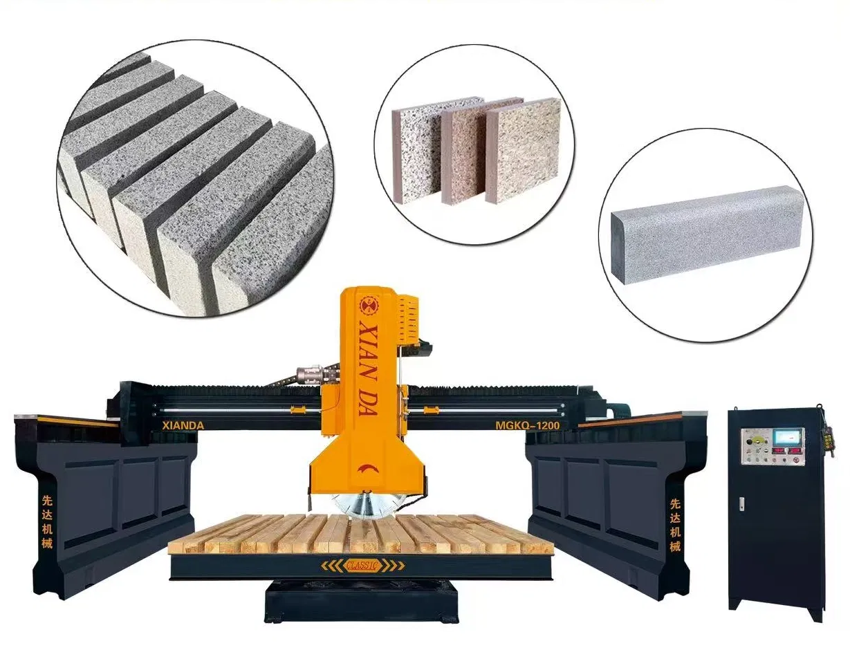 Four Column Middle Block Stone Cutting Machine for Marble and Granite