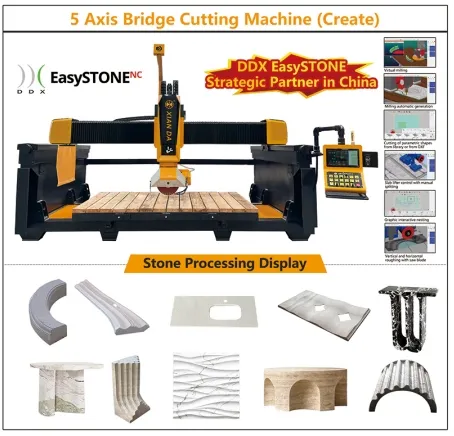 Gantry PLC Diamond Wire Saw Machine High Precision for Large Stone Blocks
