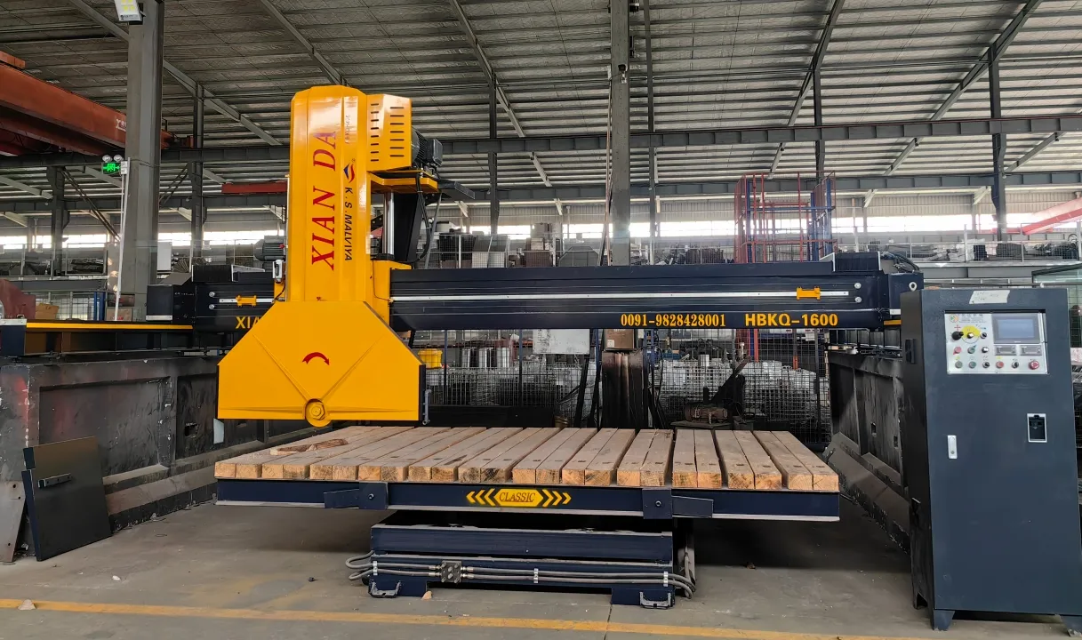 Heavy Duty Middle Block Cutting Machine High Precision Stone Cutter