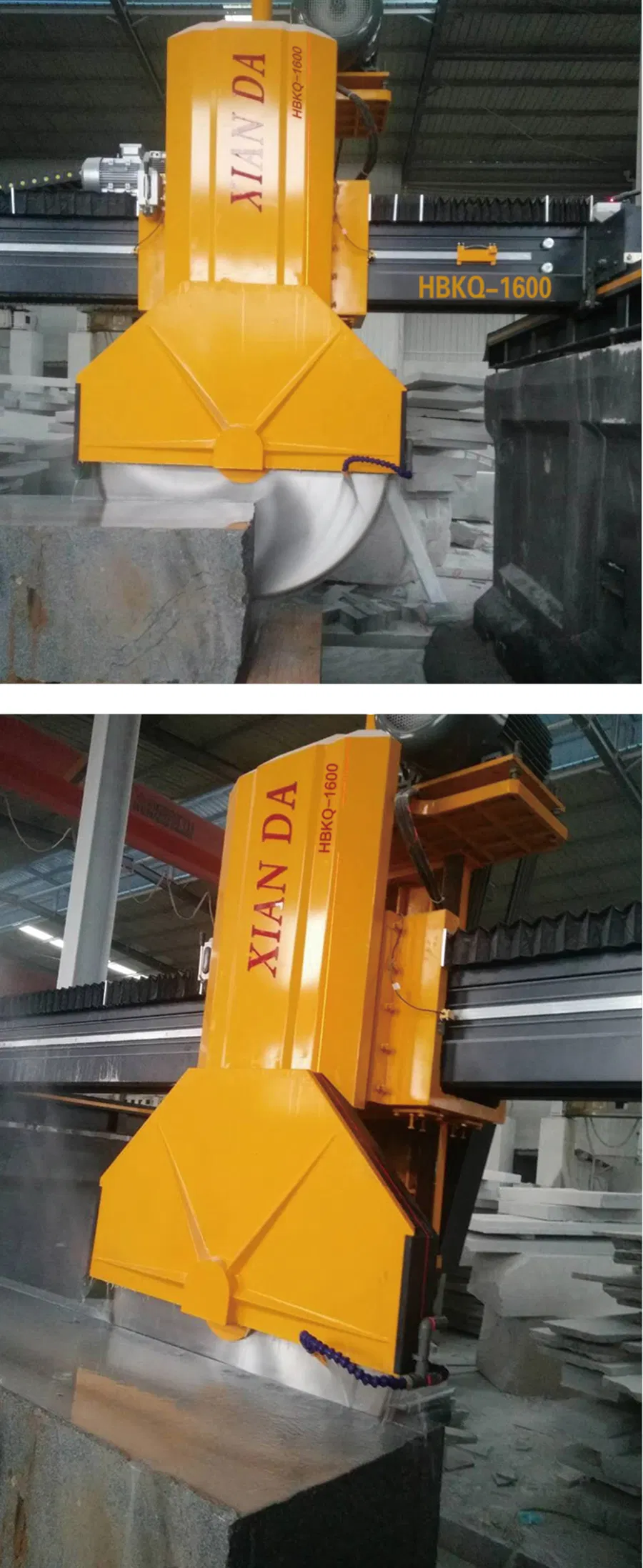 Heavy Type Four Column Middle Block Cutter Machine /Bridge Cutting Machine for Cutting Marble Granite Factory