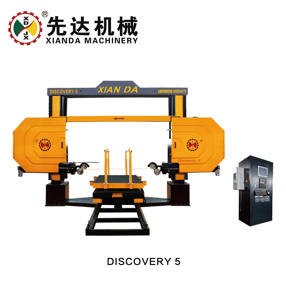 High-Precision 5-Axis Bridge-Type CNC Cutting Machine for Complex Stone Fabrication