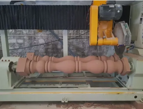 Industrial CNC Solid Column / Pillar Router — Marble &amp; Granite Processing
