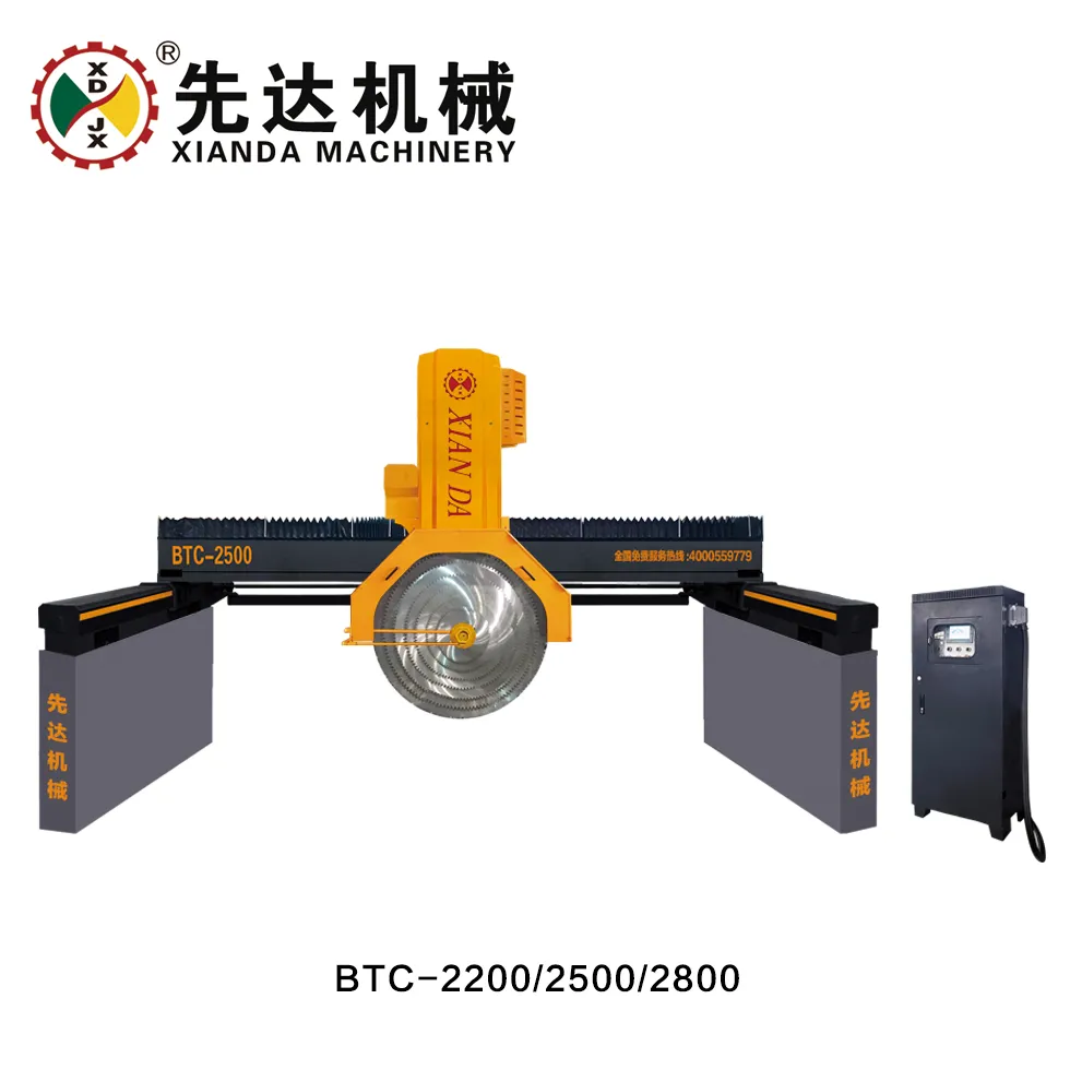 Italy Software 5 Axis CNC Granite Marble Tile Cutter Stone Cutting and Sink Cutting Millling Engraving Bridge Saw Machine in America
