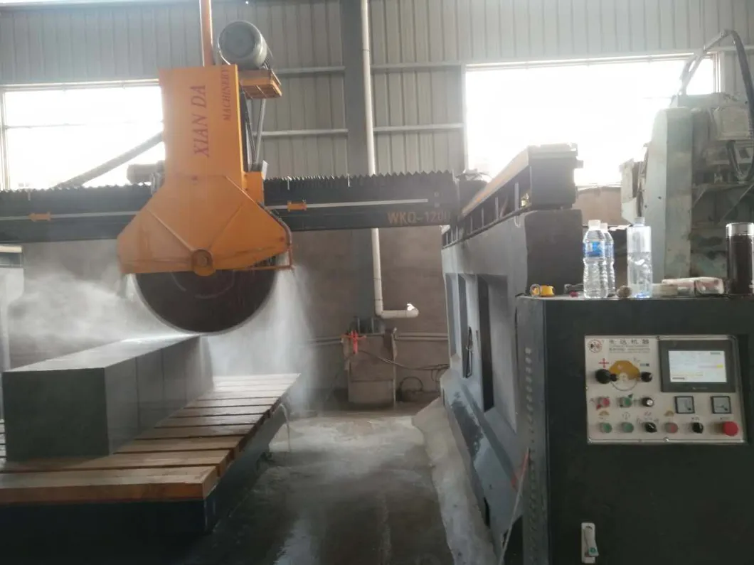 Medium-Sized Granite Marble Block Bridge Cutting Machine, Suitable for Cutting Thick Plates, Square Rough Blanks.