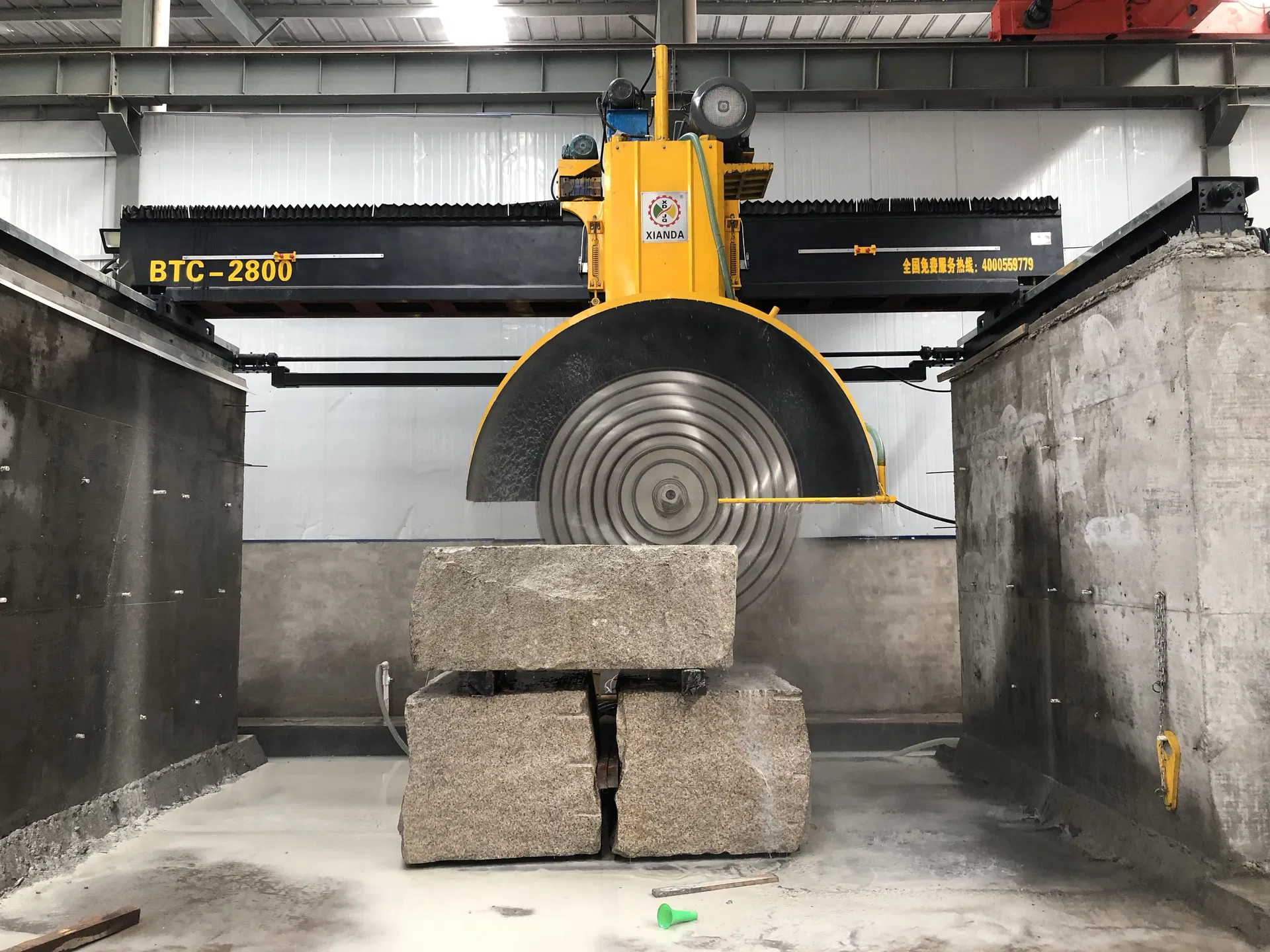 Multi-Blade Block Cutting Machine for Granite and Marble