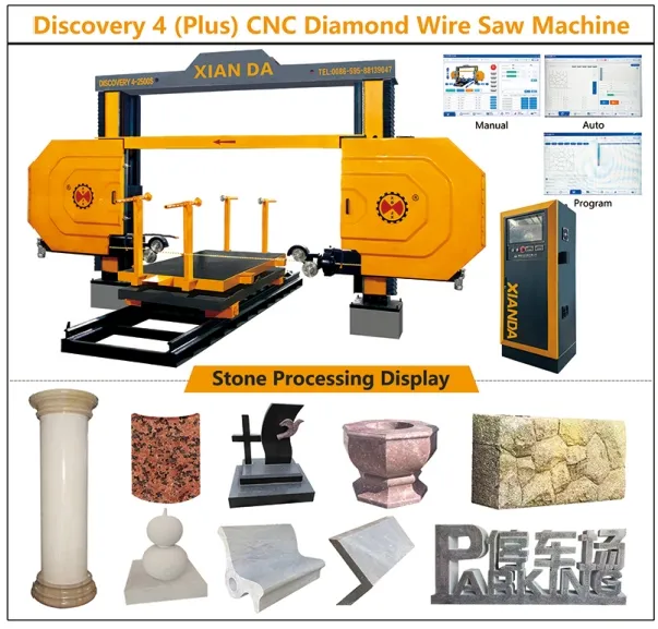 PLC Wire Saw Machine for Spanish Stone Factory