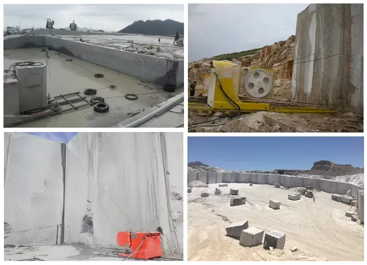 Quarry Stone Cutting Machine Block Cutter and Diamond Wire Rope Saw