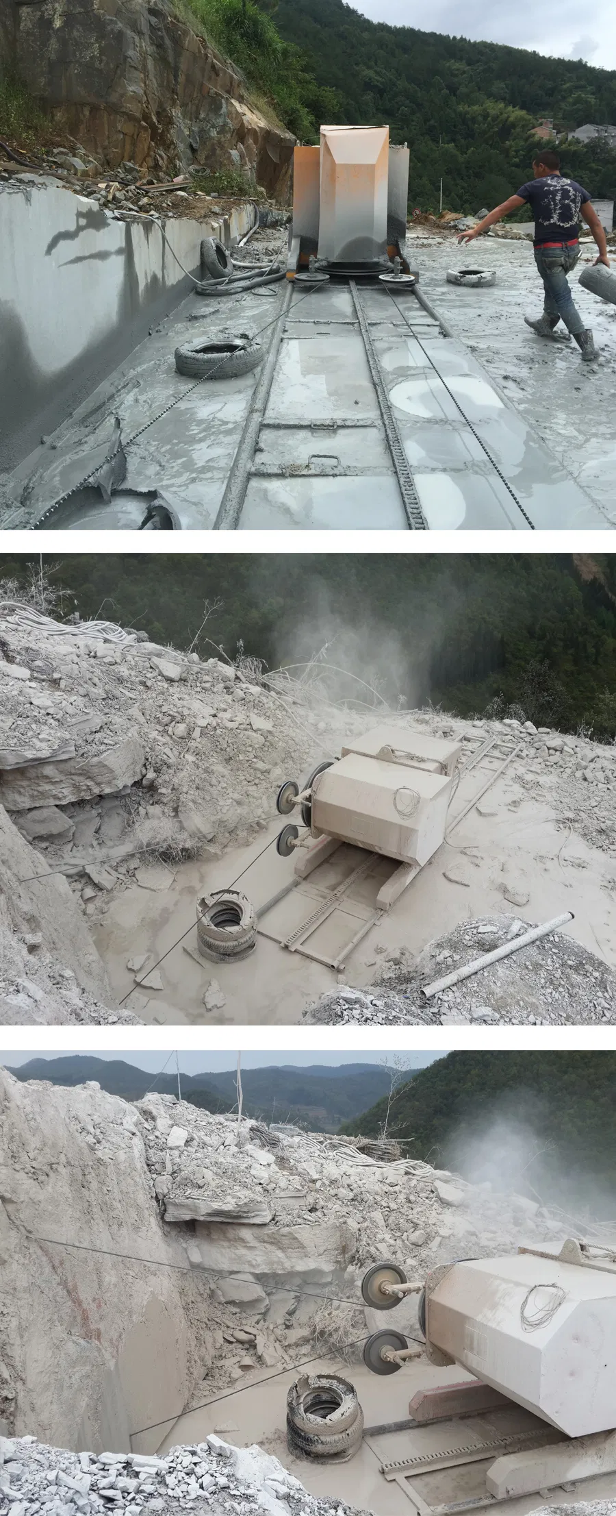 Quarry Wire Saw Machine