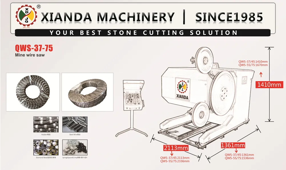 Wire Saw Machine for Stone Quarry