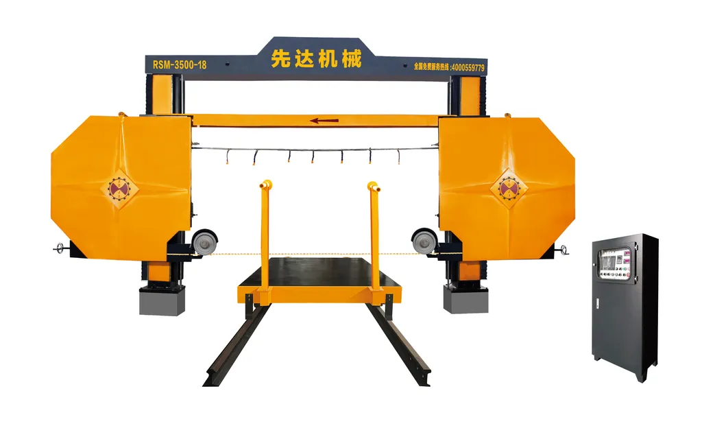 Xianda Block Dividing Cutting Machine Stone Diamond Wire Saw Marble Granite Slab