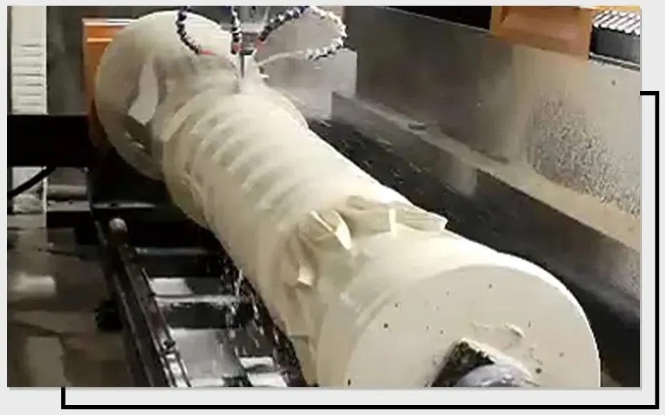 Xianda Double Row Four-Row Slider 4 Axis Column Carving Machine
