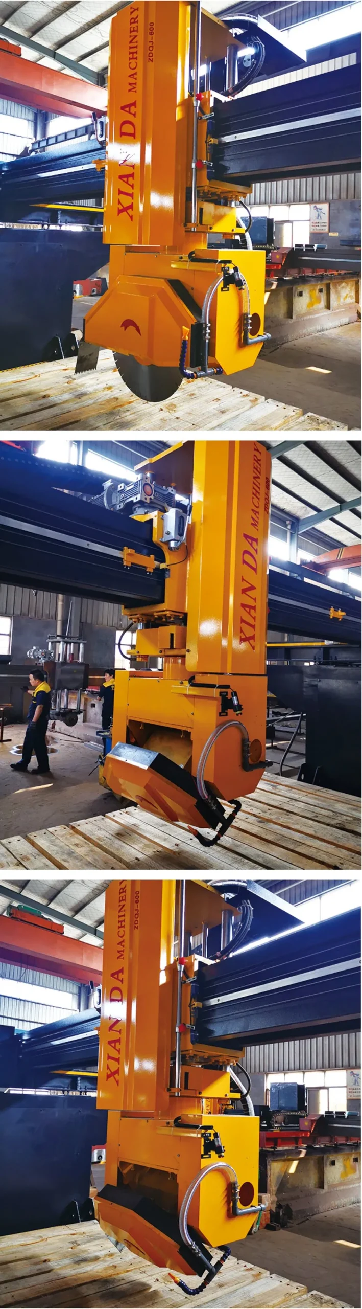 Xianda Machinery Integrated Bridge Cutting Machine PLC System with 45degree Blade Tilting