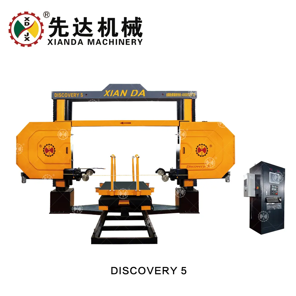 Xianda Monoblock Bridge Cutting Machine with PLC for Slab Edge Cutting and Chamfering