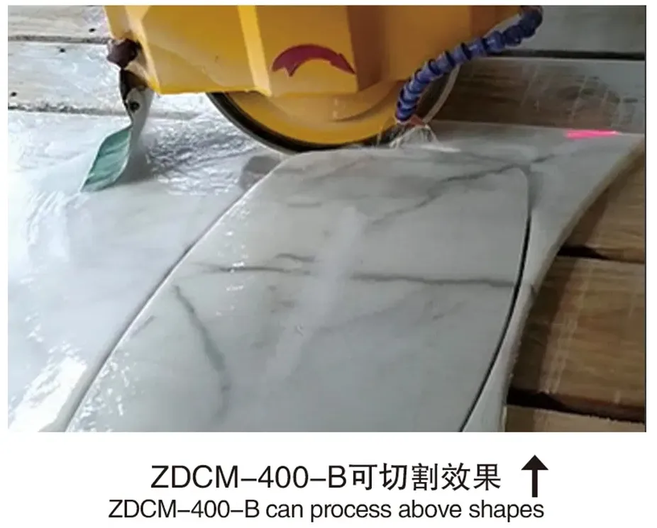 Xianda PLC 400 Laser Bridge Cutting Machine Saw Machine Stone Cutting Machine Auto Bridge Saw for Slab Sheet Board Cutter